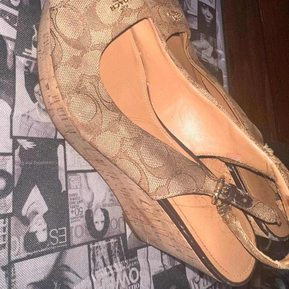 Coach Monogram Wedges - Picture 7 of 7